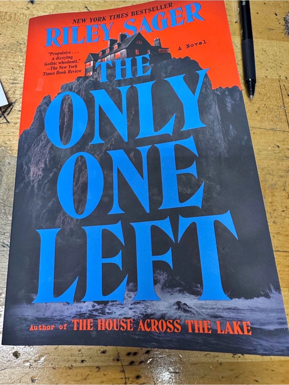 The Only One Left — Blue & Red Hardcover Novel